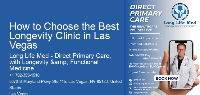 How to Choose the Best Longevity Clinic in Las Vegas