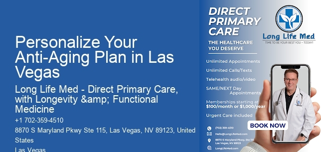 Personalize Your Anti-Aging Plan in Las Vegas