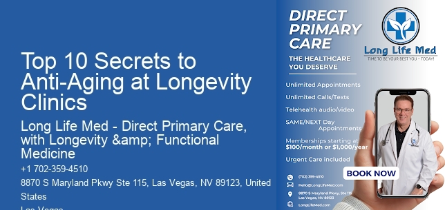 Top 10 Secrets to Anti-Aging at Longevity Clinics