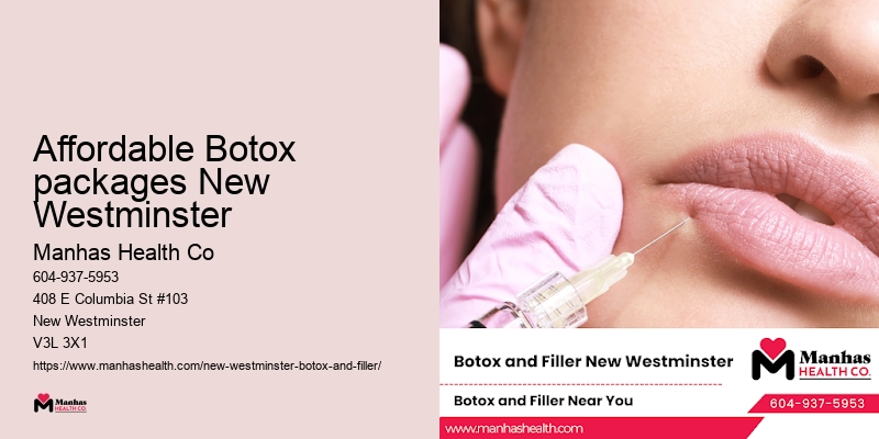 Affordable Botox packages New Westminster