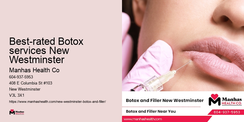 Best-rated Botox services New Westminster