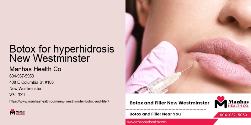 Botox for hyperhidrosis New Westminster