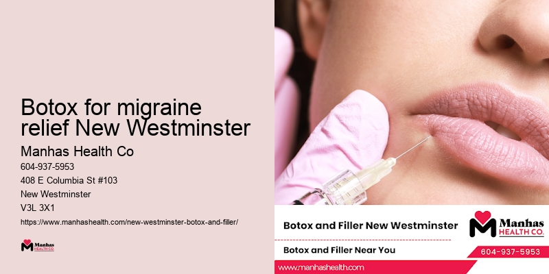 Botox for migraine relief New Westminster
