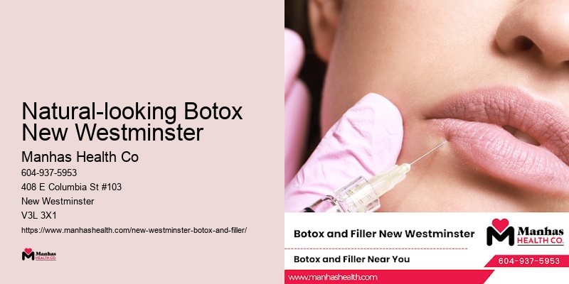 Natural-looking Botox New Westminster