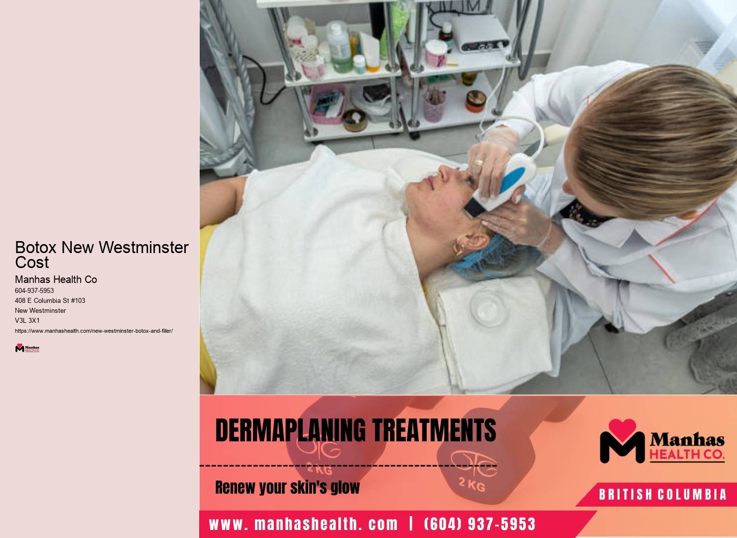 Natural looking Botox New Westminster