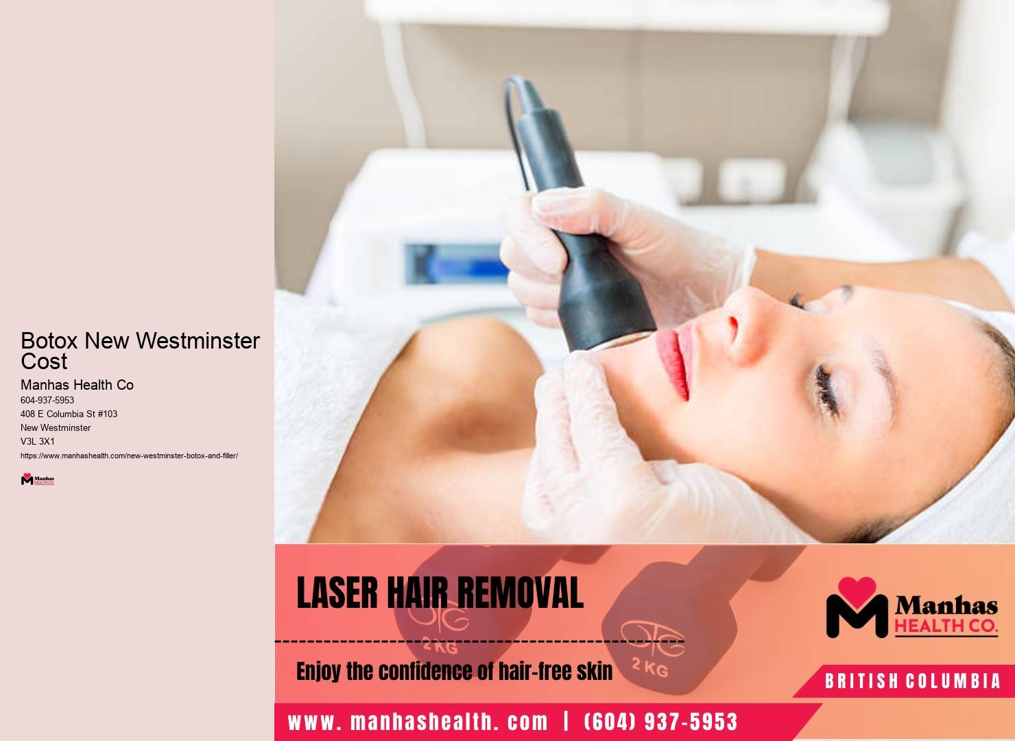 New Westminster Botox offers and promotions
