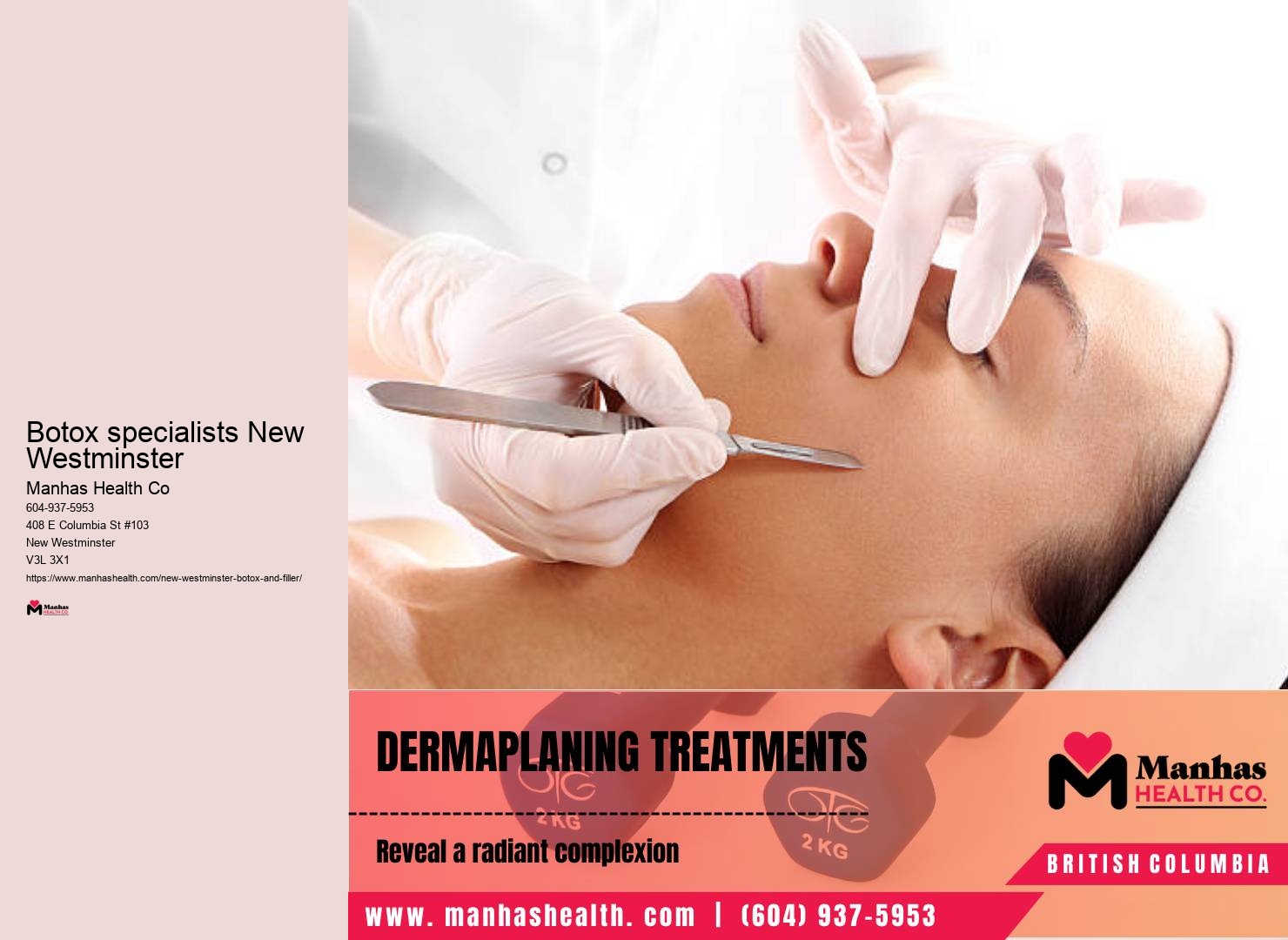 New Westminster BC skincare experts