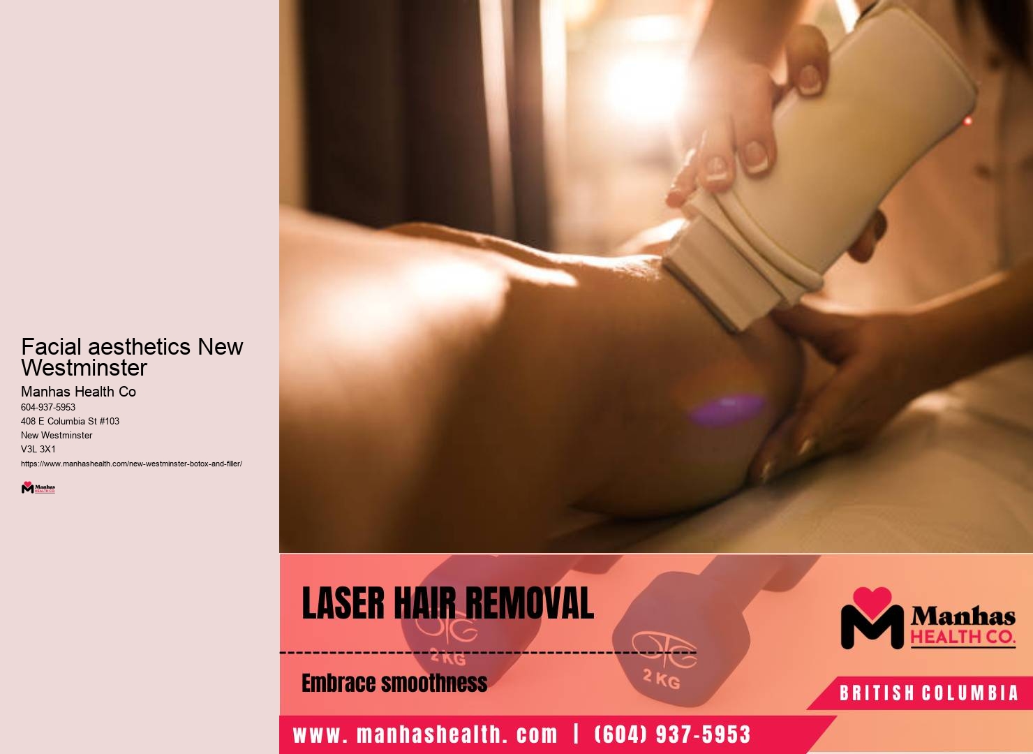 Facial contouring New Westminster