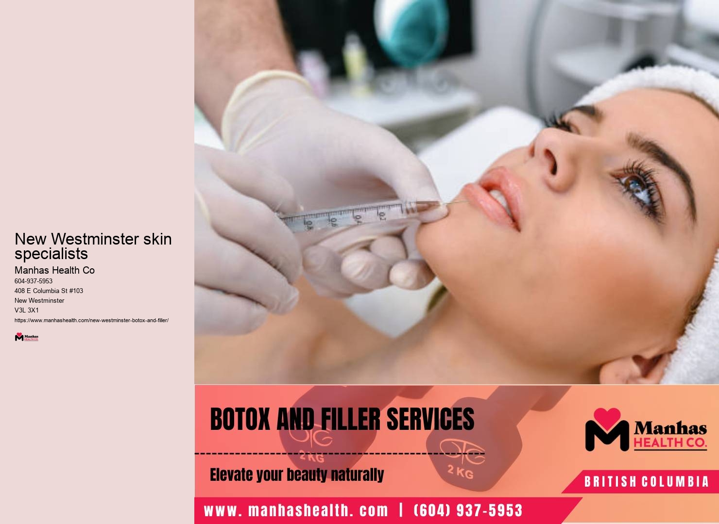 Botox and beauty treatments New Westminster