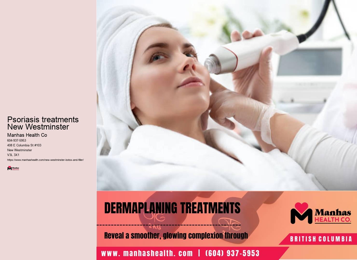 Botox for forehead lines in New Westminster