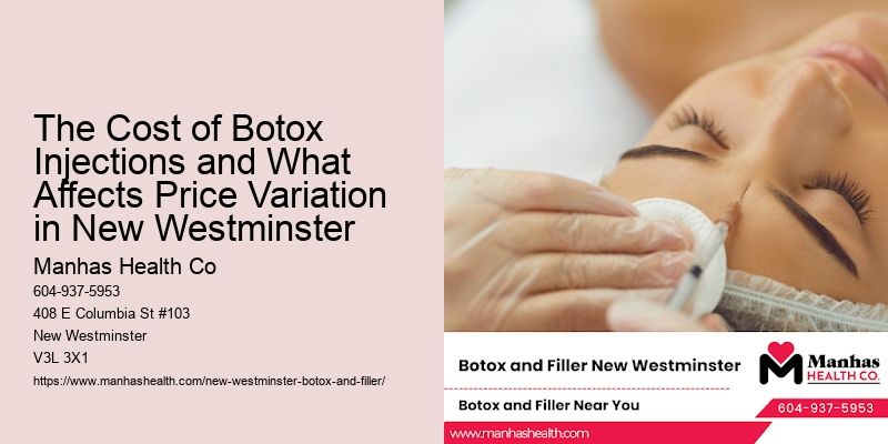 The Cost of Botox Injections and What Affects Price Variation in New Westminster