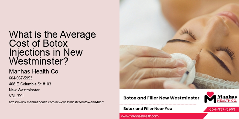 What is the Average Cost of Botox Injections in New Westminster?