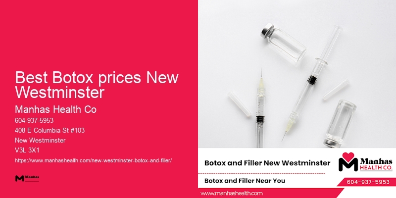 Botox wrinkle therapy Best Botox prices New Westminster