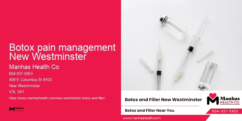 Botox consultation online Botox pain management New Westminster