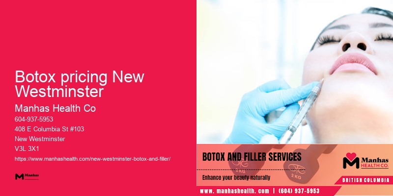 Botox for double chin Botox pricing New Westminster