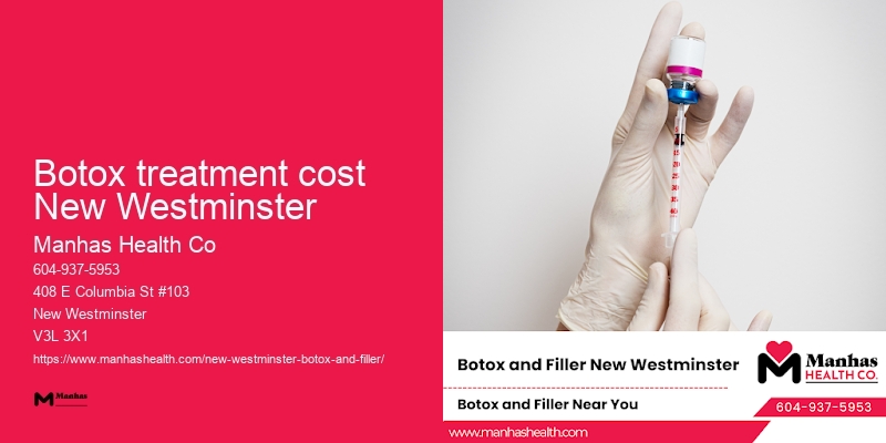 Botox consultation online Botox treatment cost New Westminster