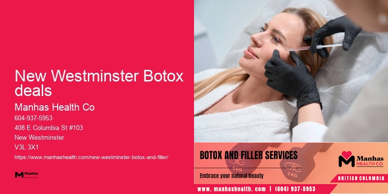 Botox for facial muscles New Westminster Botox deals