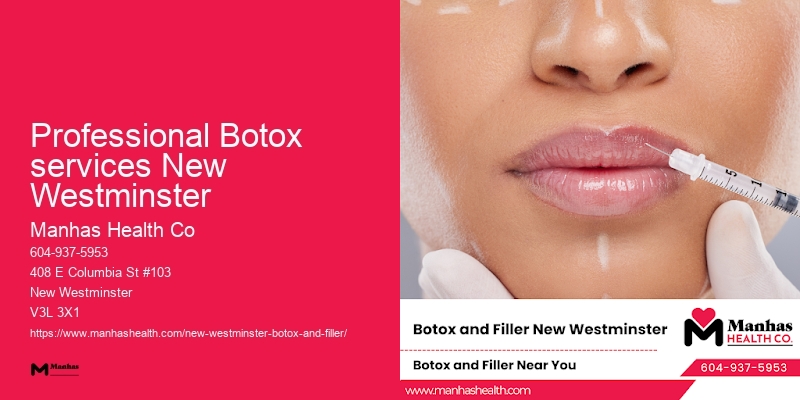 Professional Botox services New Westminster Botox treatment centers