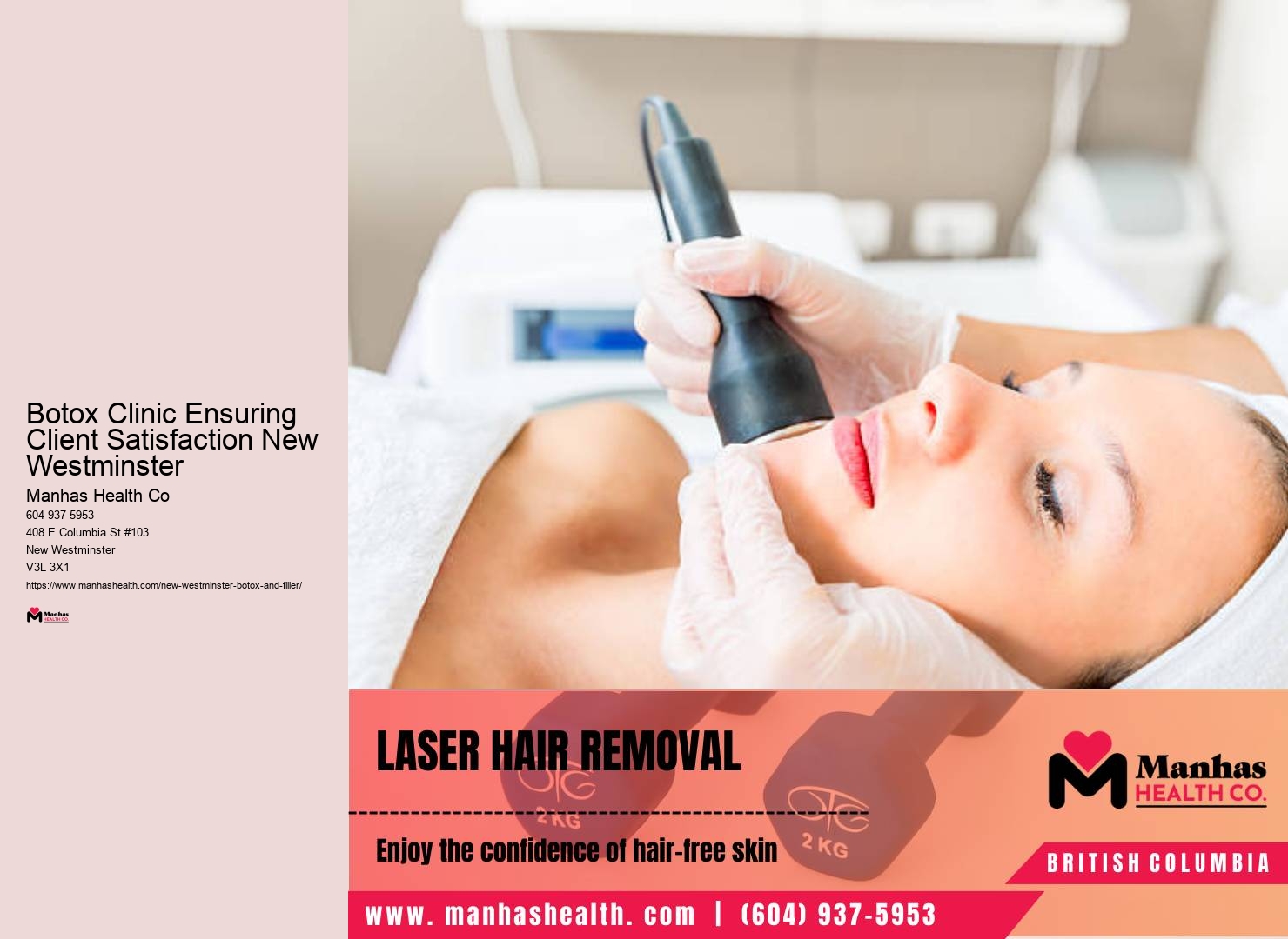 Expert Botox injections in New Westminster