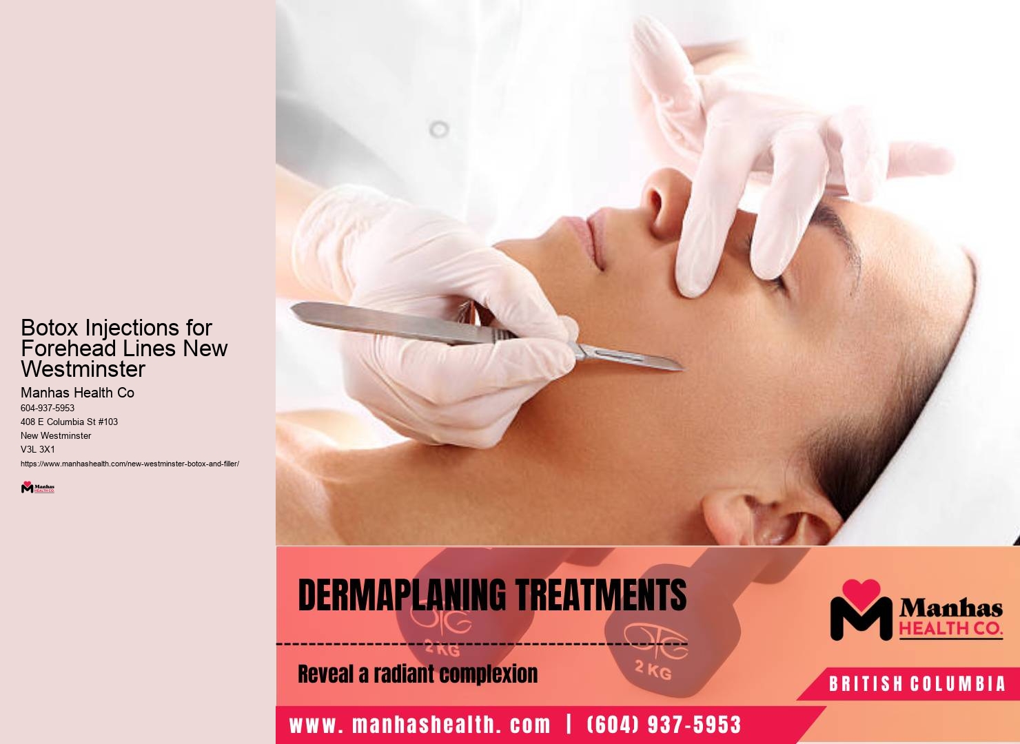 Facial rejuvenation for men in New Westminster