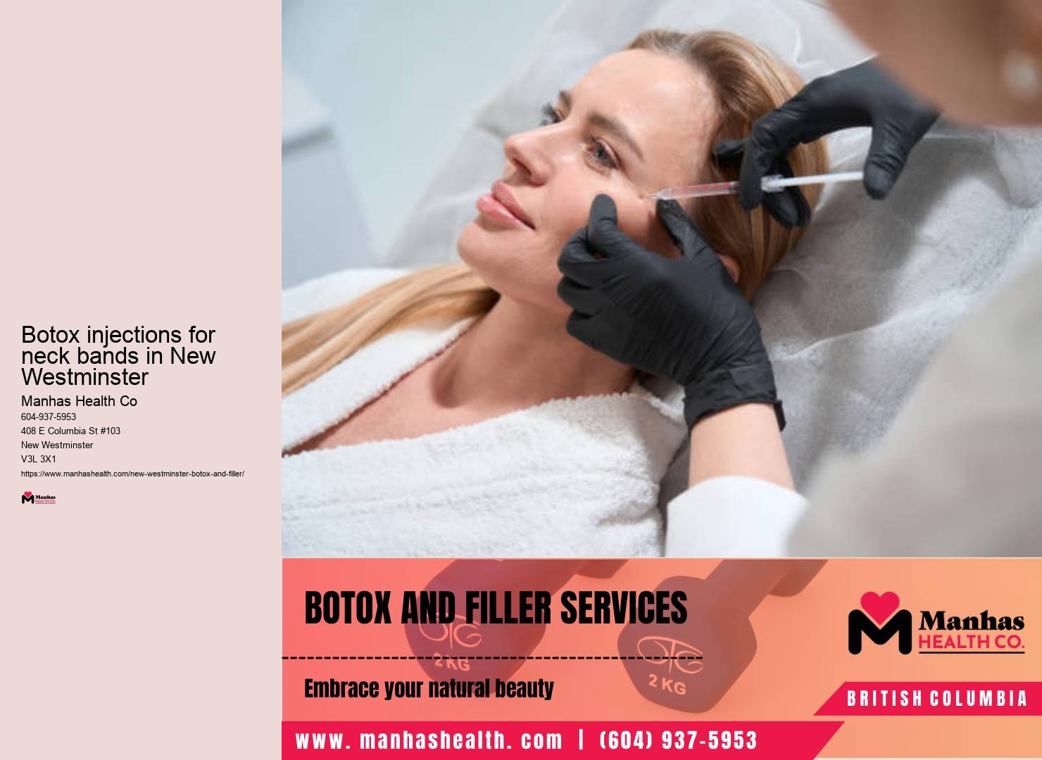 Custom Botox Treatments New Westminster