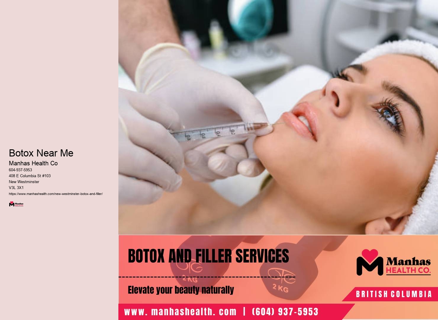 Advanced Botox injections in New Westminster