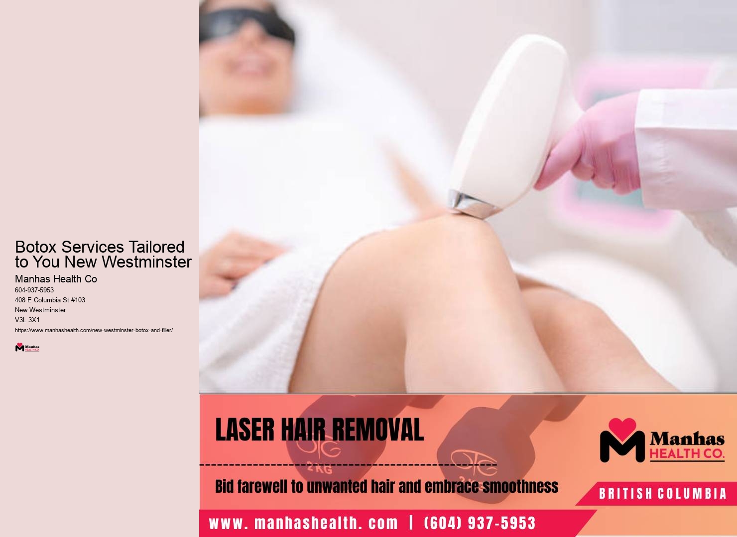 Cosmetic injectables in New Westminster