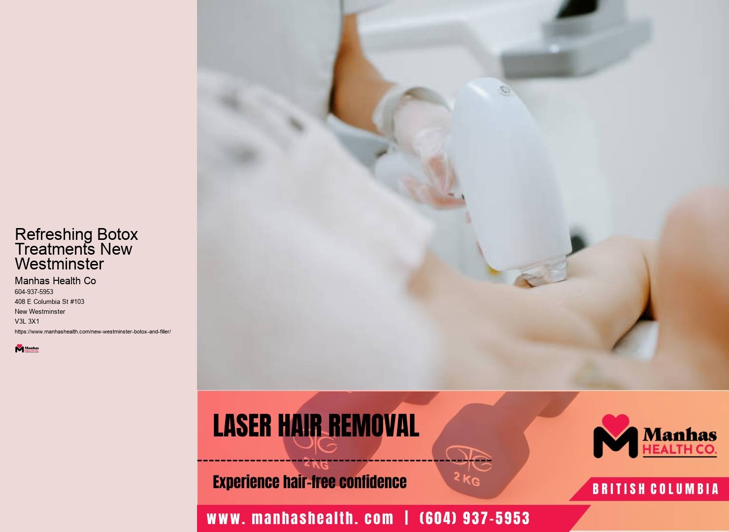 Top-rated Botox Clinic in New Westminster