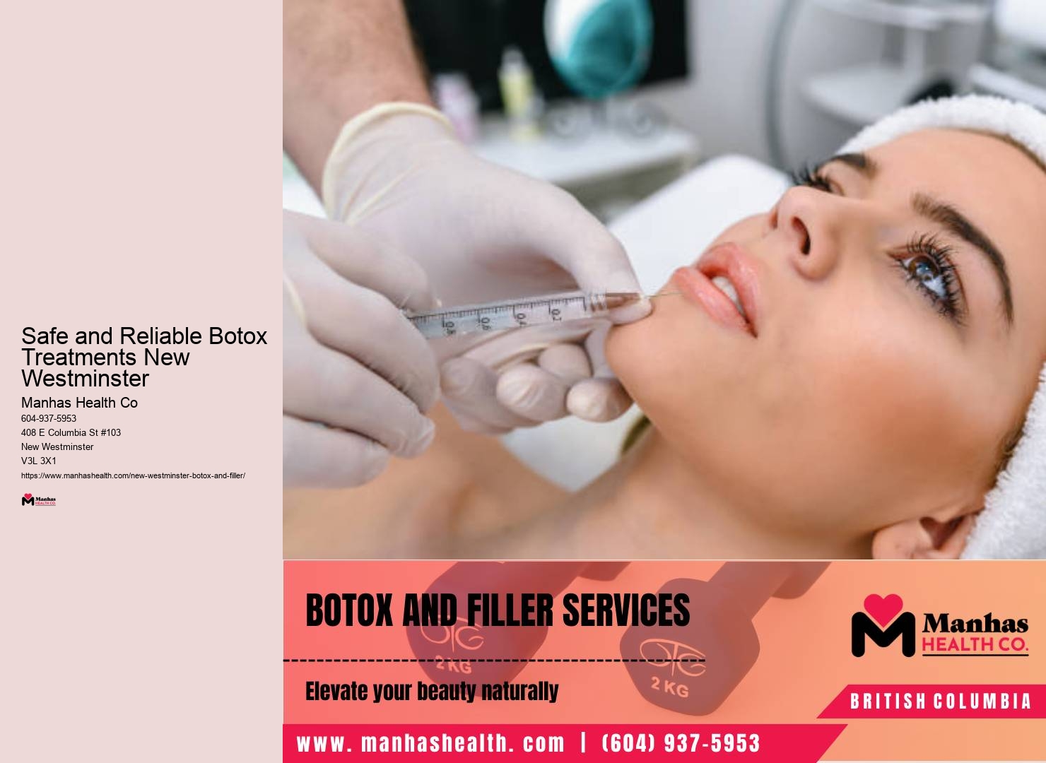Safe and Reliable Botox Treatments New Westminster