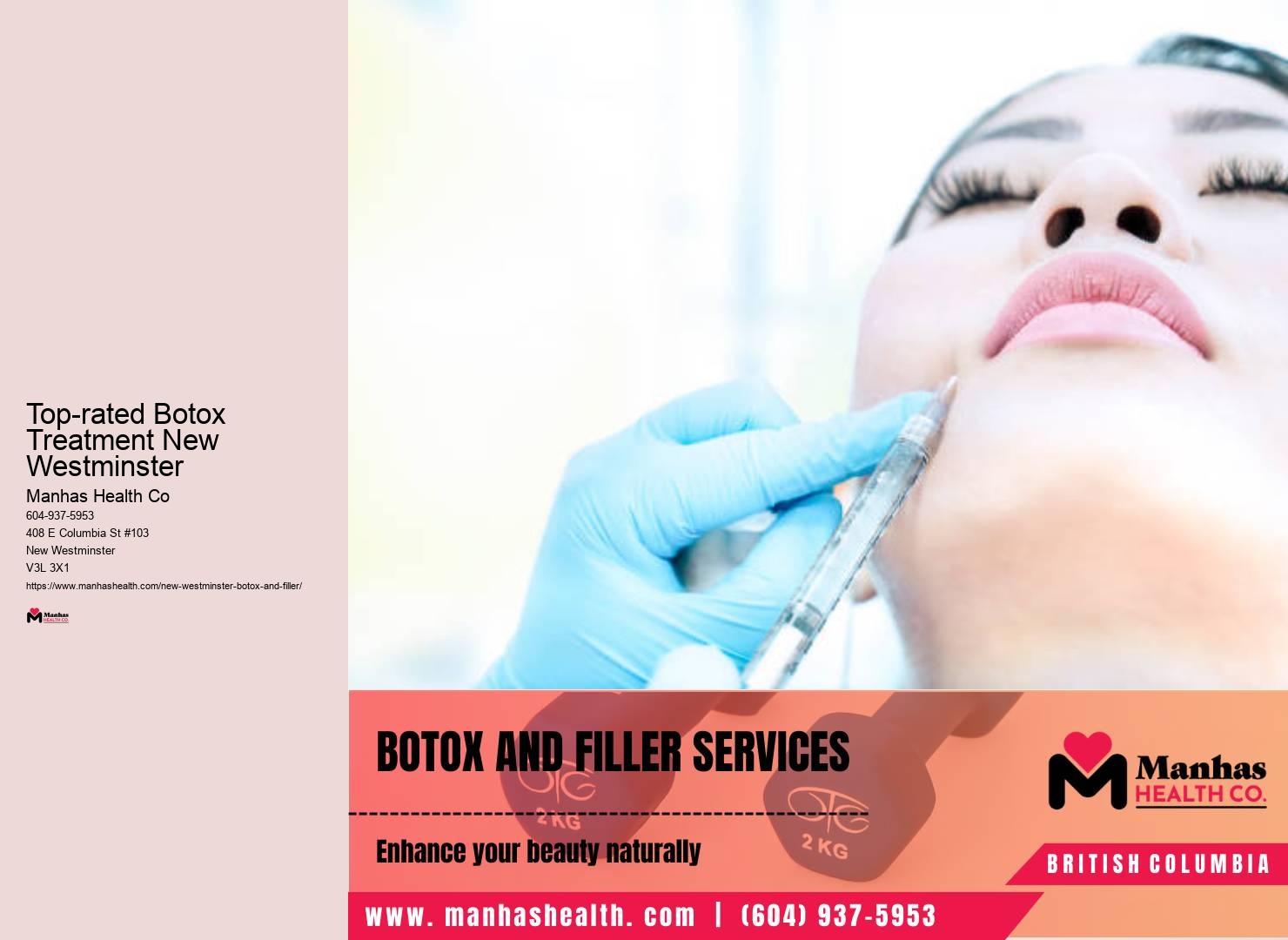 Botox for men's facial lines in New Westminster