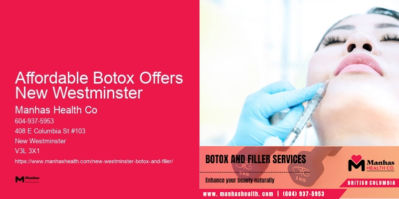 Botox care plans Affordable Botox Offers New Westminster