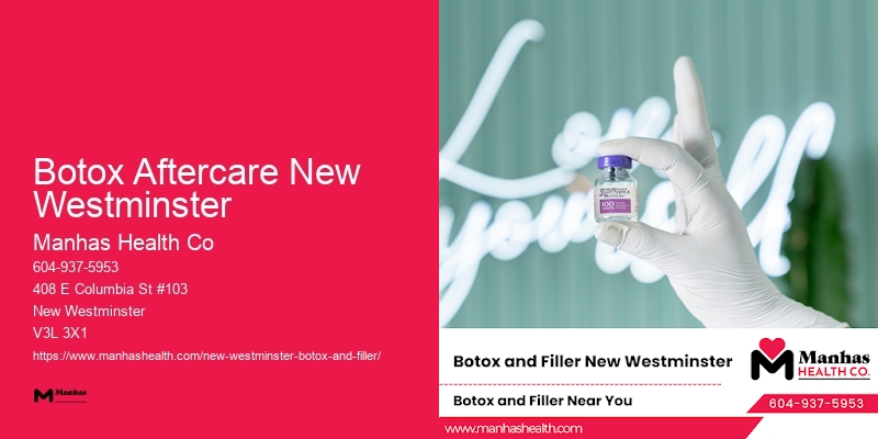 Botox for sagging skin Botox Aftercare New Westminster