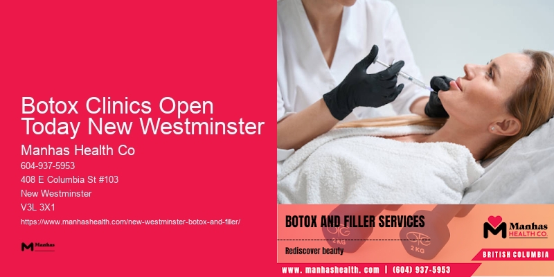 Botox cosmetic services Botox Clinics Open Today New Westminster