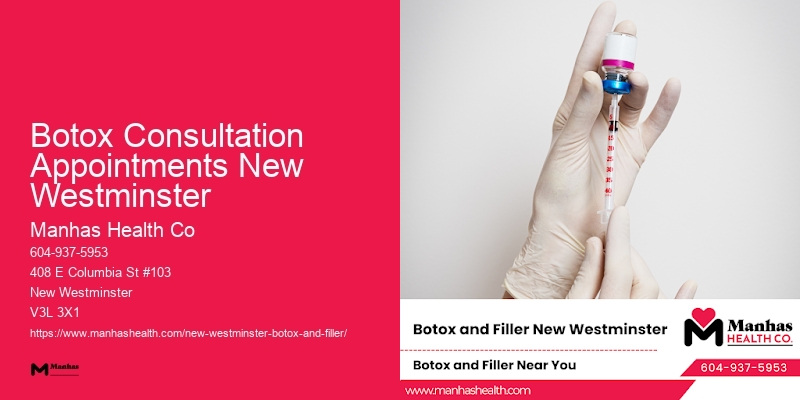 Personalized Botox treatments Botox Consultation Appointments New Westminster