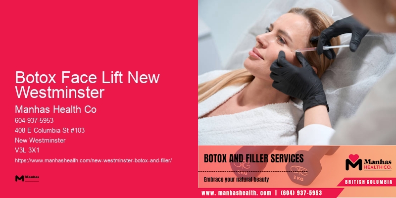 Botox for youthful skin tone Botox Face Lift New Westminster