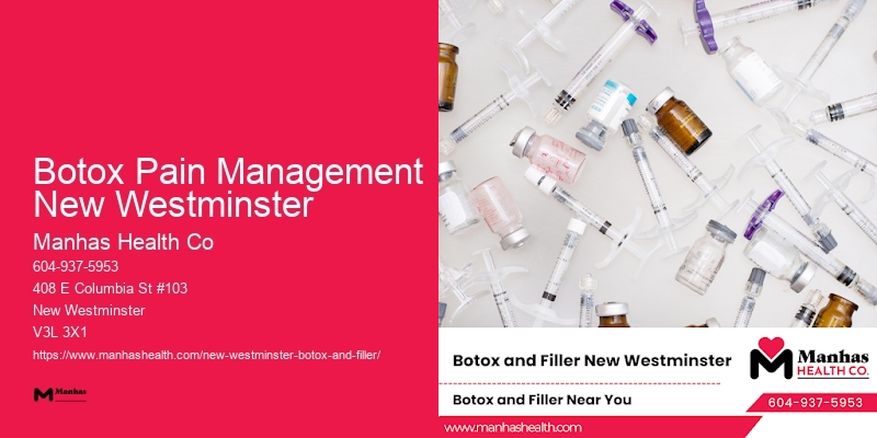 Botox wrinkle solutions Botox Pain Management New Westminster
