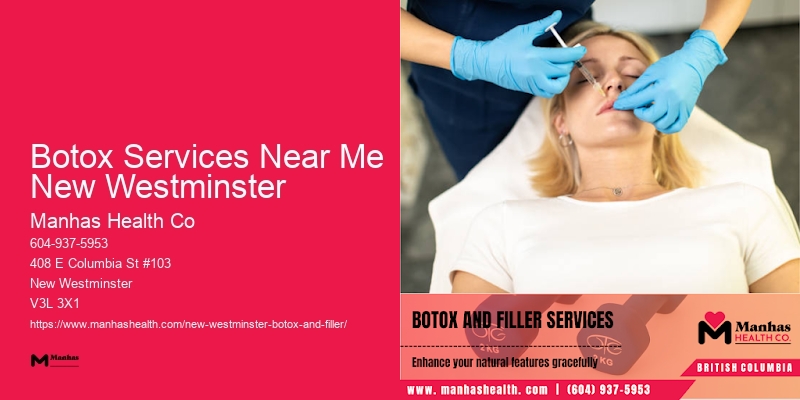 Botox for facial wrinkle treatment Botox Services Near Me New Westminster
