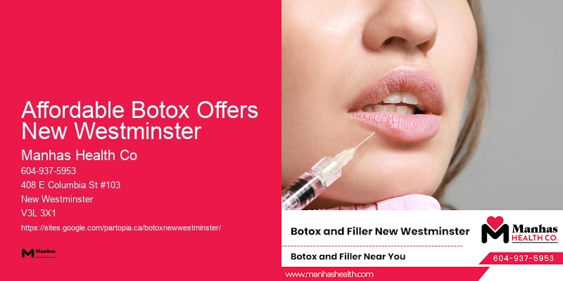 Botox treatment costs Affordable Botox Offers New Westminster