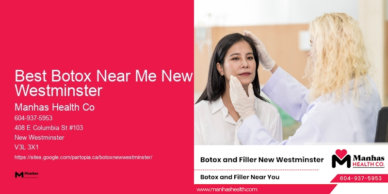 Botox for facial fine lines treatment Best Botox Near Me New Westminster