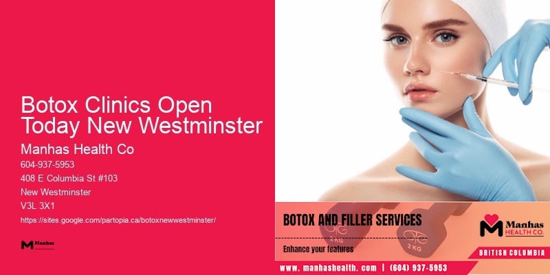 Botox for smooth skin Botox Clinics Open Today New Westminster