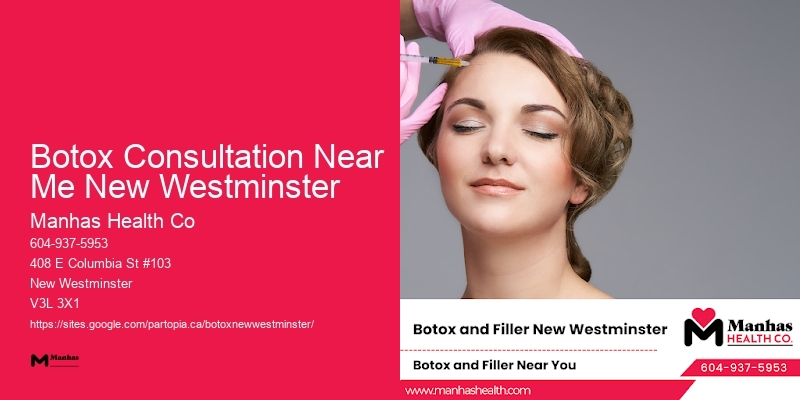 Botox for a younger appearance Botox Consultation Near Me New Westminster