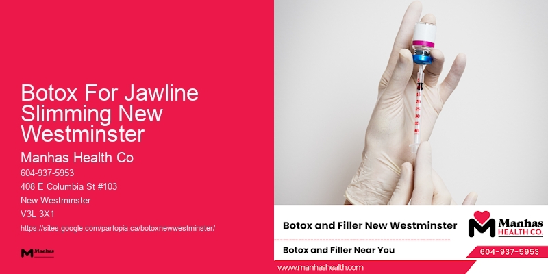 Affordable Botox offers Botox For Jawline Slimming New Westminster