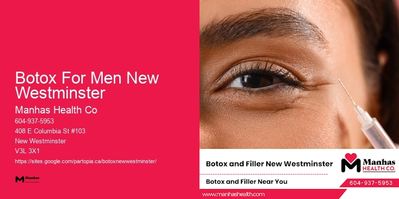 Botox treatment offers near me Botox For Men New Westminster