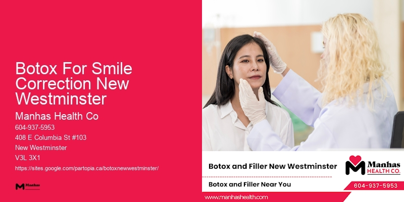 Botox to refresh facial appearance Botox For Smile Correction New Westminster
