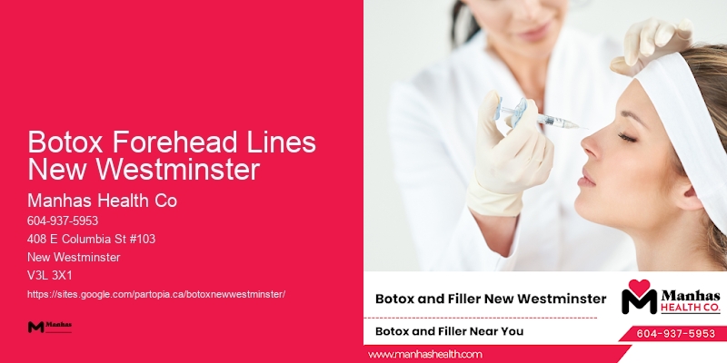 Botox therapy Botox Forehead Lines New Westminster