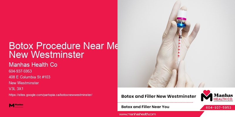 Botox for brow smoothing Botox Procedure Near Me New Westminster