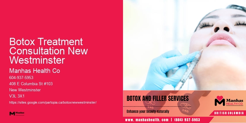 Botox services near Columbia Street Botox Treatment Consultation New Westminster