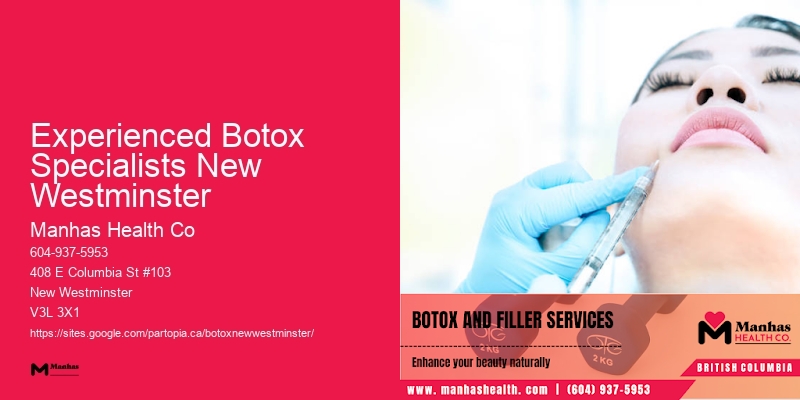 Botox for facial contours Experienced Botox Specialists New Westminster