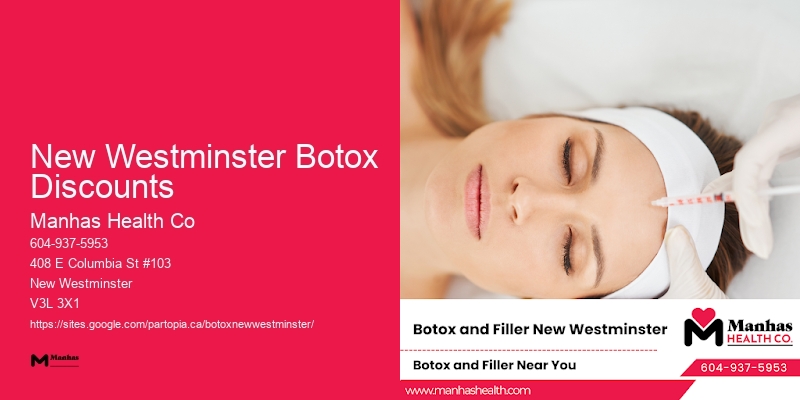 Botox cosmetic injections New Westminster Botox Discounts