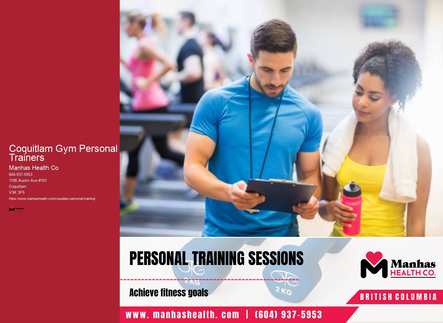 Experienced Personal Trainers Coquitlam Gym Personal Trainers